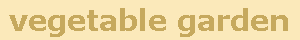 vegetable garden